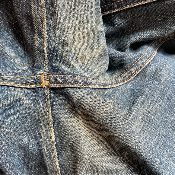 RRL Ralph Lauren Japan Woven/USA Made Selvedge Denim Low-Rise Bootcut Jeans - Picture 7 of 8